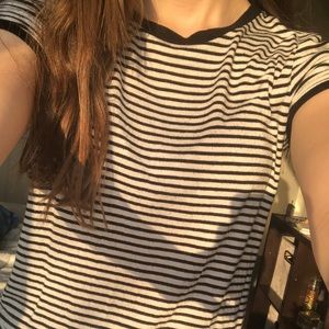 women’s xs seriously soft aero striped girls tee